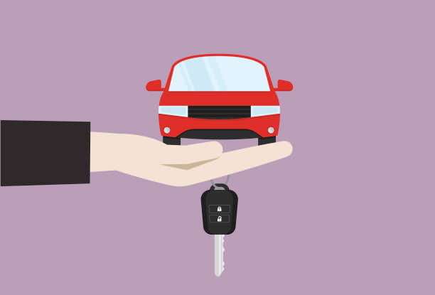 A graphic of money savings and a car key, symbolizing discounted insurance